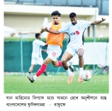 অনুশীলনে ব্যস্ত বাংলাদেশ দল   