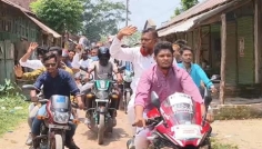 পটুয়াখালীর লোহালিয়া ইউনিয়নে চেয়ারম্যান প্রার্থীর শোডাউন