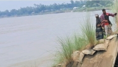 সিরাজগঞ্জে বাড়ছে যমুনার পানি- তীর এলাকায় ভাঙন আতঙ্ক