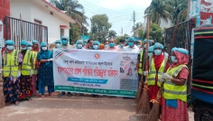 মোংলা স্বাস্থ্য কমপ্লেক্সে ডেঙ্গু প্রতিরোধে পরিচ্ছন্নতা অভিযান