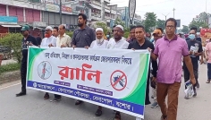 যশোরের শার্শা ও বেনাপোলে ডেঙ্গু প্রতিরোধে সচেতনতামূলক র‌্যালি