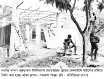 পাউবোর জমিতে আবারও ঘর নির্মাণ, জনমনে প্রশ্ন