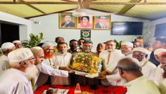 চুয়াডাঙ্গা জেলা পরিষদের প্রশাসক শরীফুজ্জামানকে দর্শনা পৌর বিএনপির শুভেচ্ছা