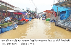 শেরপুরে পাহাড়ি ঢলে নিম্নাঞ্চল প্লাবিত