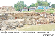 দৌলতদিয়ায় ফেরিঘাটে নতুন ভাঙন