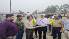 যমুনা সেতু ও সাসেক-২ প্রকল্পের নির্মাণ অগ্রগতি পরিদর্শন করলেন সেতু সচিব