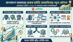 রাজস্ব ঘাটতি মোকাবিলায় সরকারের নতুন কৌশল