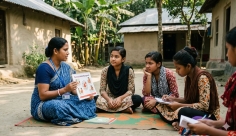 গ্রামে তিনজনের দুজন কিশোরীই ভুগছে মাসিক সমস্যায়