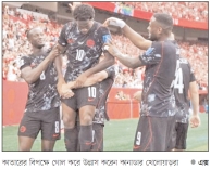 ৬ গোল আর দুই লাল কার্ডে বিধ্বস্ত কাতার  