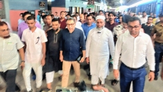 রহনপুর রেলস্টেশন পরিদর্শন করলেন রেলসচিব