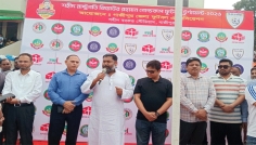 গাজীপুরে জিয়াউর রহমান গোল্ডকাপ ফুটবলের উদ্বোধন