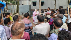 সাটুরিয়ায় তামাক চাষ নিরুৎসাহিত করতে কৃষক‌দের নি‌য়ে সচেতনতামূলক সভা