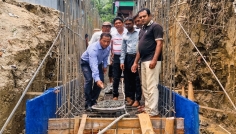 ধুনটে ড্রেন নির্মাণকাজের উদ্বোধন