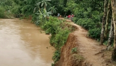 টানা বৃষ্টি ও পাহাড়ি ঢলে শেরপুরে পানি বৃদ্ধি, বন্যার আশঙ্কা