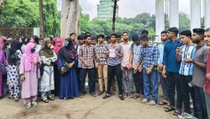 প্রশ্নপত্রে ‘ঢাকা সেন্ট্রাল ইউনিভার্সিটির’ নাম অন্তর্ভুক্ত না করায় শিক্ষার্থীদের পরীক্ষা বয়কট