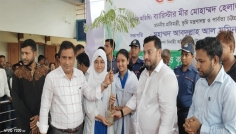 হাটহাজারীতে চারা ও প্রনোদনা বিতরণ অনুষ্ঠানে প্রতিমন্ত্রী ব্যারিস্টার মীর হেলাল