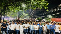 নিষিদ্ধ আ. লীগের অপতৎপরতা রুখতে তিতুমীরে ছাত্রদলের অবস্থান কর্মসূচি