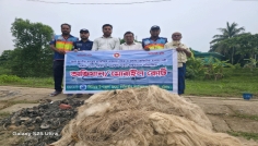 হালদায় অভিযানে ৬ হাজার মিটার অবৈধ জাল জব্দ