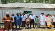 ইসলামপুরে নদীভাঙনে সর্বহারা পরিবারের পাশে ইউএনও