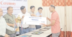 মিনহাজ উদ্দিনের অপরাজিত চ্যাম্পিয়ন হওয়ার গৌরব অর্জন    