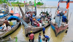নিরাপদ আশ্রয়ের অভাবে মেঘনা তীরে ঝুঁকিতে ৫ হাজার জেলের নৌযান