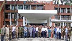 এনডিসি প্রতিনিধি দলের ব্রি-বারি পরিদর্শন