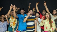 শিল্পী সমিতির সভাপতি শিবা শানু, সাধারণ সম্পাদক জয়