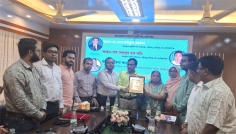 একই সাথে তিন কর্মকর্তার বিদায় সংবর্ধনা অনুষ্ঠিতঃ নবীগঞ্জে আবেগঘন পরিবেশ