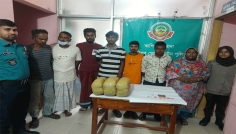 গাজীপুরে গাঁজা-ইয়াবাসহ গ্রেপ্তার-৭