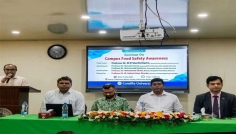 কুবিতে 'ক্যাম্পাস ফুড সেফটি অ্যাওয়ারনেস' বিষয়ক সেমিনার অনুষ্ঠিত 