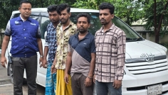 ধামরাইয়ে ডিবি পরিচয়ে দুই ভাইকে অপহরণ: মাইক্রোবাসসহ গ্রেপ্তার ৪