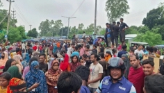 ঢাকা-আরিচা মহাসড়কে শ্রমিকদের অবরোধ, তীব্র যানজট