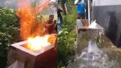 সিরাজগঞ্জে পানির লাইনে গ্যাস-সদৃশ পদার্থের সন্ধান, জনমনে কৌতুহল
