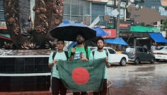 পরিবেশ রক্ষায় টেকনাফ-তেঁতুলিয়া পায়ে হেঁটে ফাহিম
