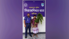 সিরাজদিখানে ৫টি গাঁজা গাছসহ মাদক ব্যবসায়ী আটক