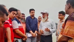 দক্ষিণাঞ্চলের প্রস্তাবিত গুরুত্বপূর্ণ সেতুর এলাকা পরিদর্শনে সেতু সচিব