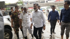ড্রেন ব্যবস্থার সার্বিক পরিস্থিতি সরজমিনে পরিদর্শন করেছেন ডিএনসিসি প্রশাসক