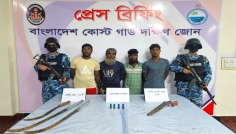ভোলায় অস্ত্র ও গোলাবারুদসহ ডাকাত ফিরোজ জামাদার ও তার তিন সহযোগী আটক