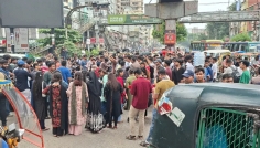 শিক্ষামন্ত্রীর পদত্যাগ চেয়ে সাইন্সল্যাবে শিক্ষার্থীদের বিক্ষোভ