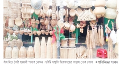 প্লাস্টিকের দাপটে বাঁশ-বেত শিল্পীর পেশা হুমকিতে    