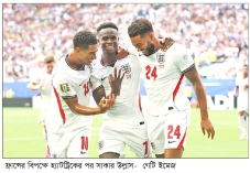 ঐতিহাসিক জয়ে বিশ্বকাপে তৃতীয় ইংল্যান্ড