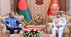 রাষ্ট্রপতির সঙ্গে বিদায়ি নৌপ্রধানের সৌজন্য সাক্ষাৎ