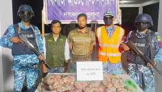 দাকোপে ৩০ কেজি হরিণের মাংসসহ বিক্রেতা আটক