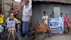 সিরাজগঞ্জে দুই প্রতিবন্ধীকে ‘ডু সামথিং ফাউন্ডেশন’-এর অনুদান