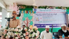 ১৬ বছরে ফ্যাসিস্ট সরকার এদেশকে জিম্মি করে রেখেছিল: মাগুরায় সংস্কৃতিমন্ত্রী নিতাই রায় চৌধুরী
