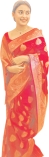 লাল শাড়িতে তটিনীর চোখজুড়ানো রূপ    