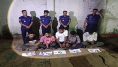 বুড়িচংয়ে পাঁচ যুবকের ৬ মাসের কারাদণ্ড