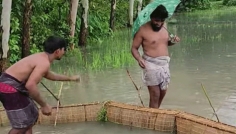 বর্ষার পানিতে ফিরল ধিয়াল-খলশানির ঐতিহ্য