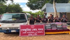 ফেনী সীমান্তে বিজিবির অভিযানে ৬৮ লাখ টাকার ভারতীয় পণ্য জব্দ