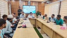 বিশ্বনাথে সাংবাদিকদের সঙ্গে নবাগত ইউএনও’র মতবিনিময়